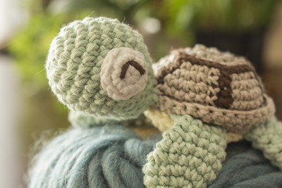 Joei Burbuja, la tortuguita amigurumi