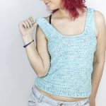 Patrón Camiseta de tirantes a Crochet
