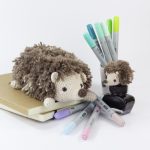 Estuche Erizo Amigurumi