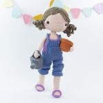 Patrón Muñeca Amigurumi Jardinera
