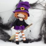 Patrón Muñeca Amigurumi Brujita