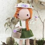 Patrón Conjunto Florista Amigurumi