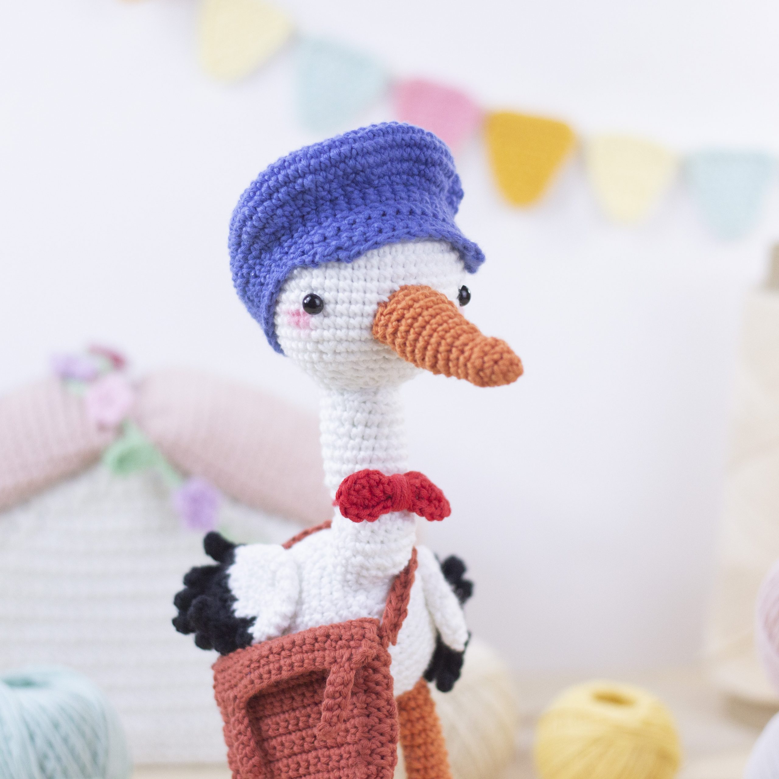 Cigueña amigurumi (1)